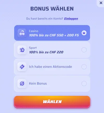 Spin Rollz Casino registre