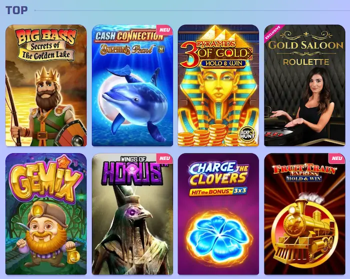 Spin Rollz Casino games
